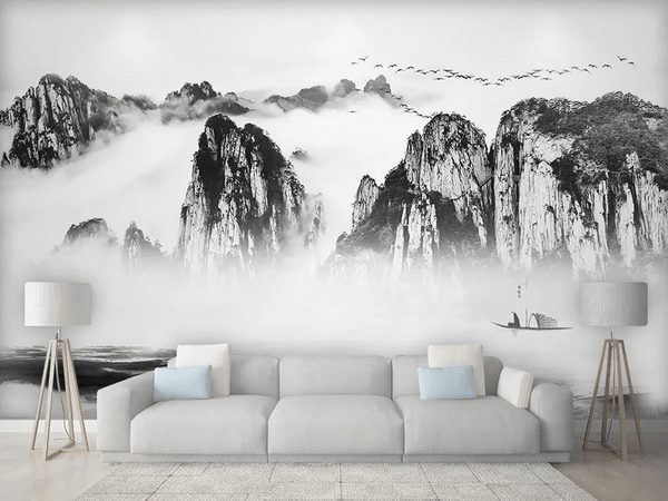3D Mountains Wall Mural Wallpaper 50- Jess Art Decoration