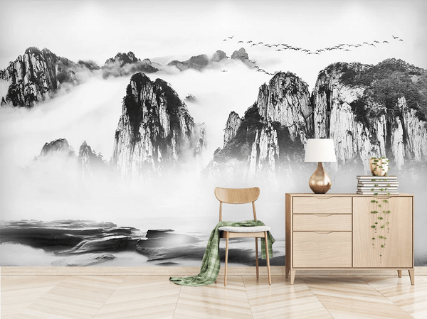 3D Mountains Wall Mural Wallpaper 50- Jess Art Decoration