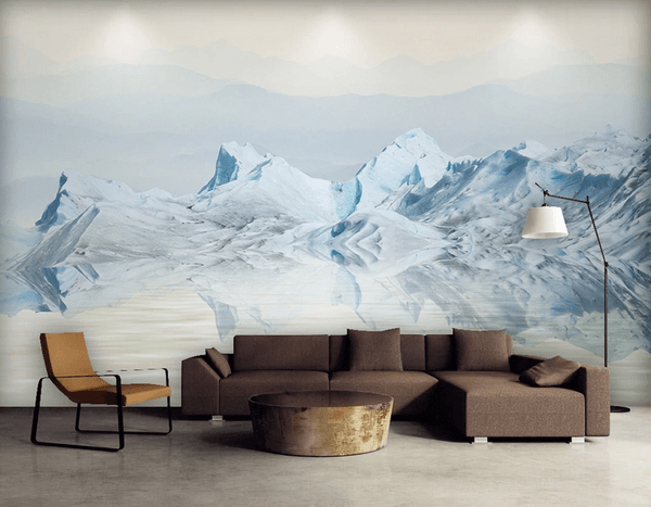 3D Snow Mountains Wall Mural Wallpaper 121- Jess Art Decoration