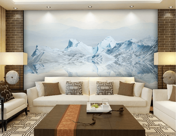 3D Snow Mountains Wall Mural Wallpaper 121- Jess Art Decoration