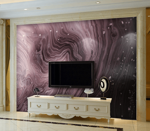 3D Purple Nebula Universe Star Wall Mural Wallpaper 91- Jess Art Decoration