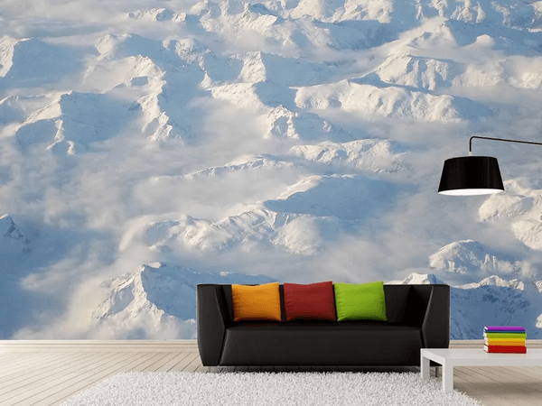 3D Snow Mountain Wall Mural Wallpaper 108- Jess Art Decoration