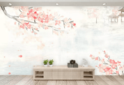 3D Blossom Branch Trees Gazebo Wall Mural Wallpaper 436- Jess Art Decoration
