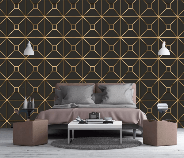 3D Square Diamond Pattern Wall Mural Wallpaper 345- Jess Art Decoration
