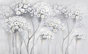 3D black white flowers forest watercolor wall mural wallpaper 54- Jess Art Decoration