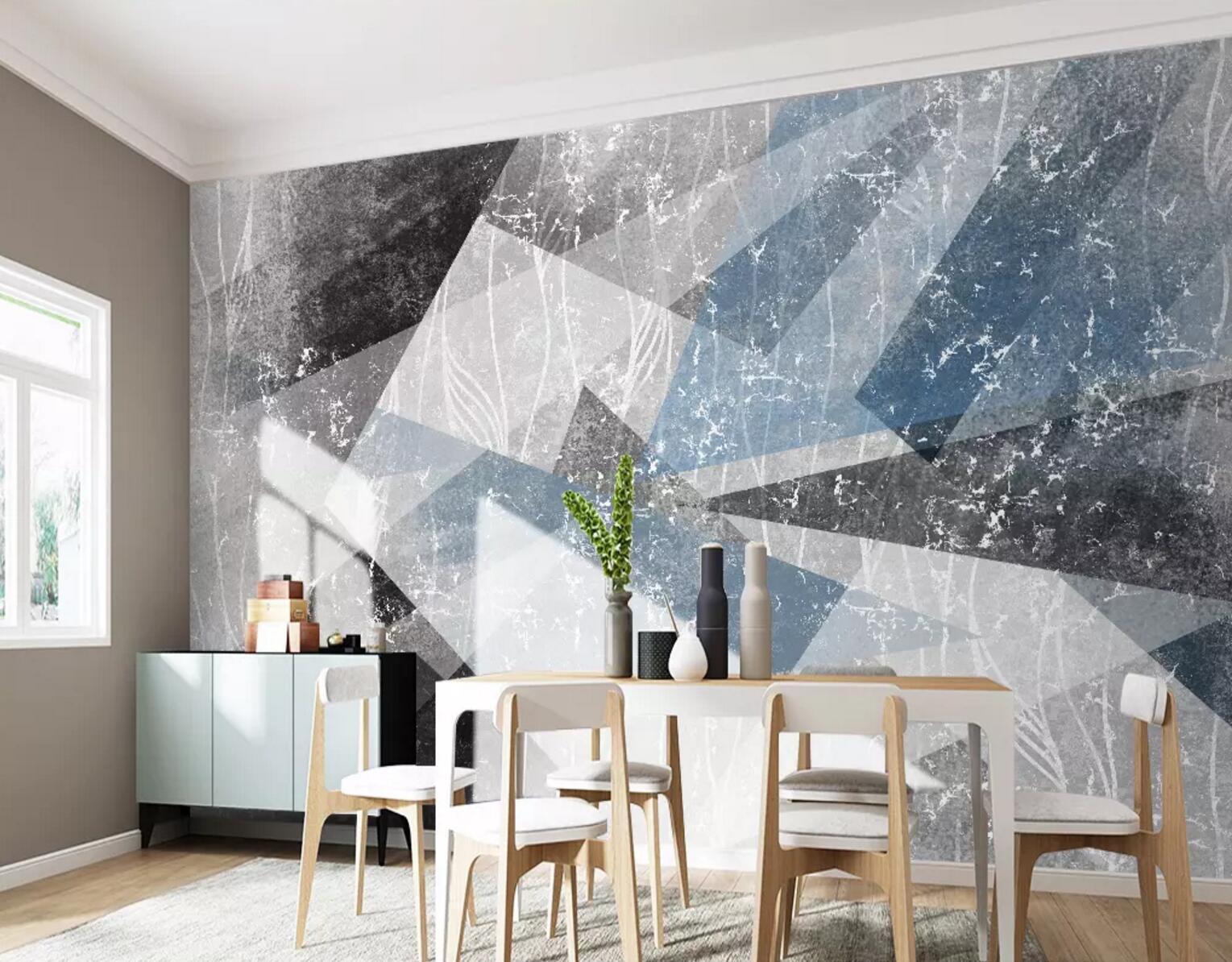 3D marble decorative effect wall mural wallpaper 455- Jess Art Decoration