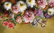 3D Colorful Flowers Watercolor Background Wall Mural Wallpaper 259- Jess Art Decoration