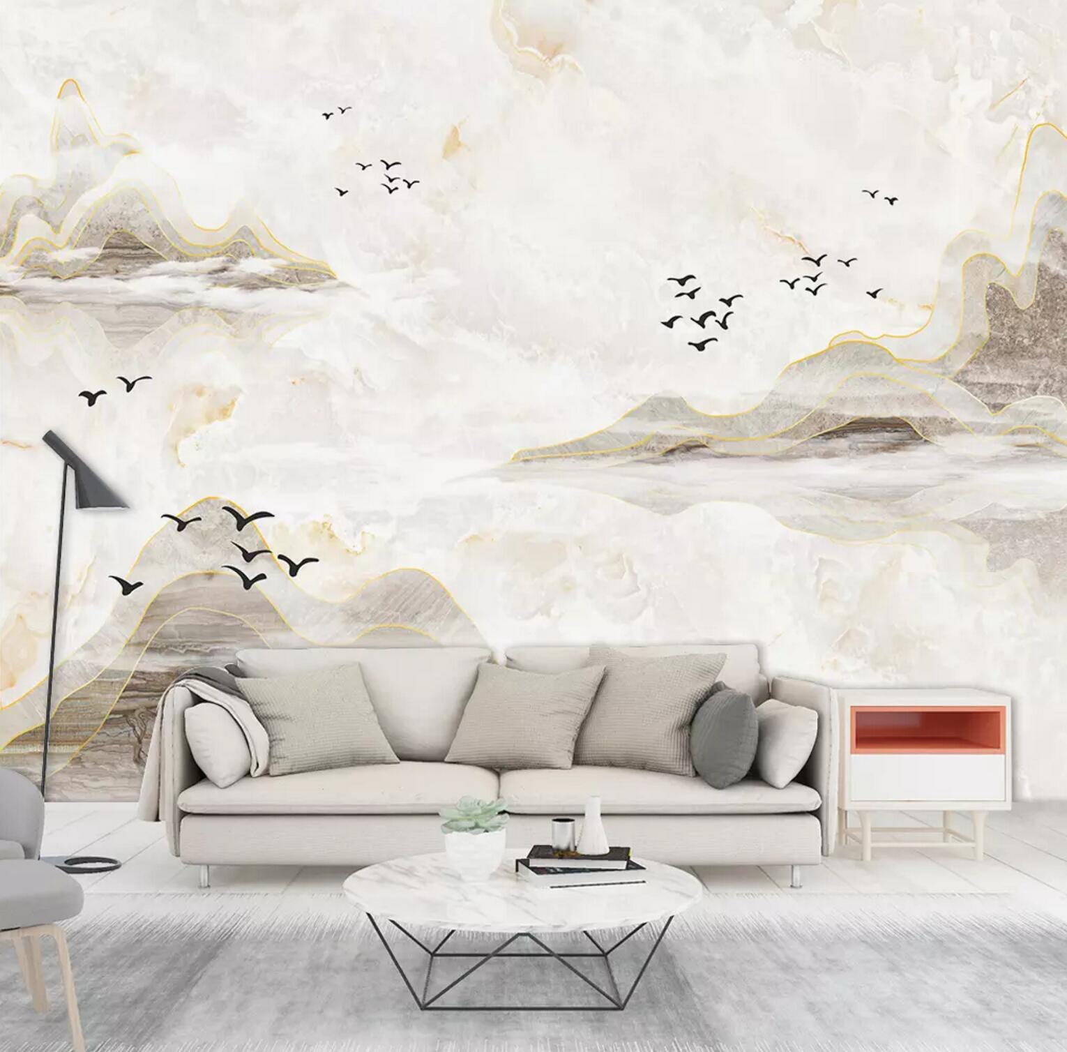 3D landscape painting background wall mural wallpaper 488- Jess Art Decoration