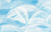 3D white feathers wall mural wallpaper 457- Jess Art Decoration
