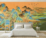3D color abstract landscape painting wall mural wallpaper 475- Jess Art Decoration