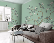 3D Retro Chinese Style Floral Wall Murals 222- Jess Art Decoration