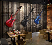 3D Colorful Guitar Board Wall Mural Removable Wallpaper 112- Jess Art Decoration