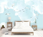 3D Sea Mew Blue Sky Wall Mural Removable Wallpaper 137- Jess Art Decoration