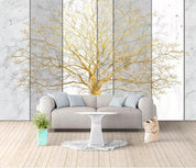 3D Board Tree Wall Mural Wallpaper 2646- Jess Art Decoration