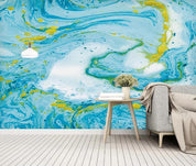 3D Blue Watercolor Wall Mural Wallpaper 2305- Jess Art Decoration