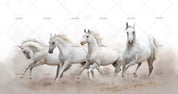 3D White Horse Galloping Wall Mural Wallpaper 46- Jess Art Decoration