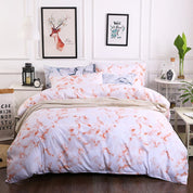 3D Orang Marble Quilt Cover Set Bedding Set Pillowcases 64- Jess Art Decoration