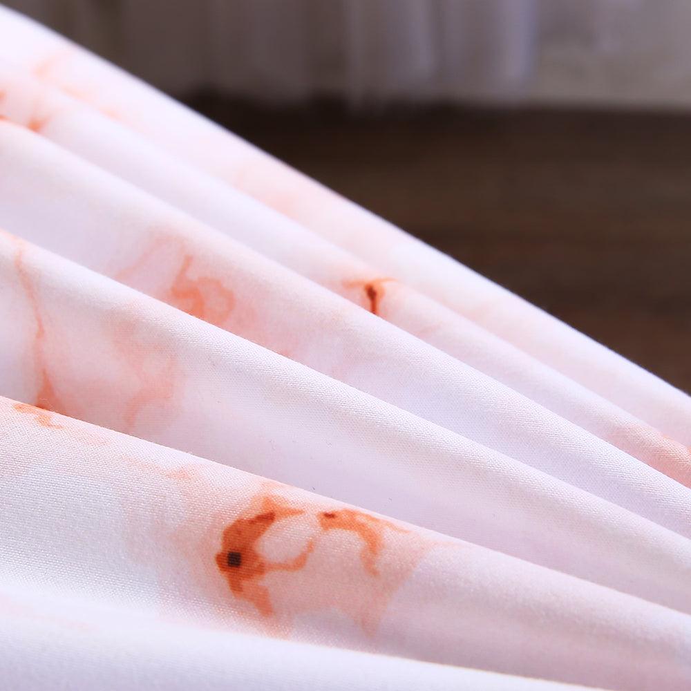 3D Orang Marble Quilt Cover Set Bedding Set Pillowcases 64- Jess Art Decoration