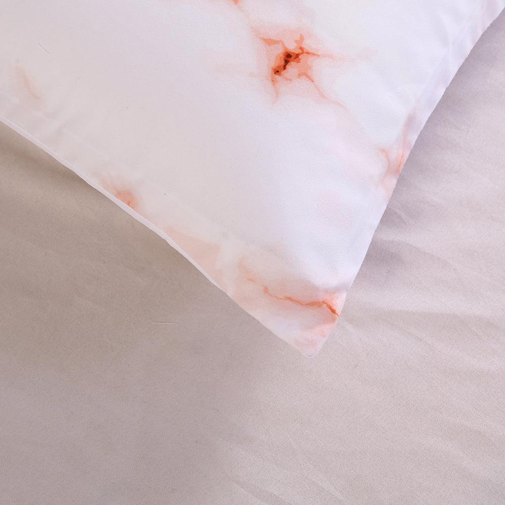 3D Orang Marble Quilt Cover Set Bedding Set Pillowcases 64- Jess Art Decoration