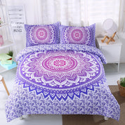 3D Bohemian Purple Quilt Cover Set Bedding Set Pillowcases 22- Jess Art Decoration