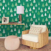 3D Green Pine Wall Mural Wallpaper 41- Jess Art Decoration