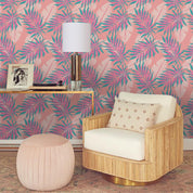 3D Pink Leaves Wall Mural Wallpaper 130- Jess Art Decoration