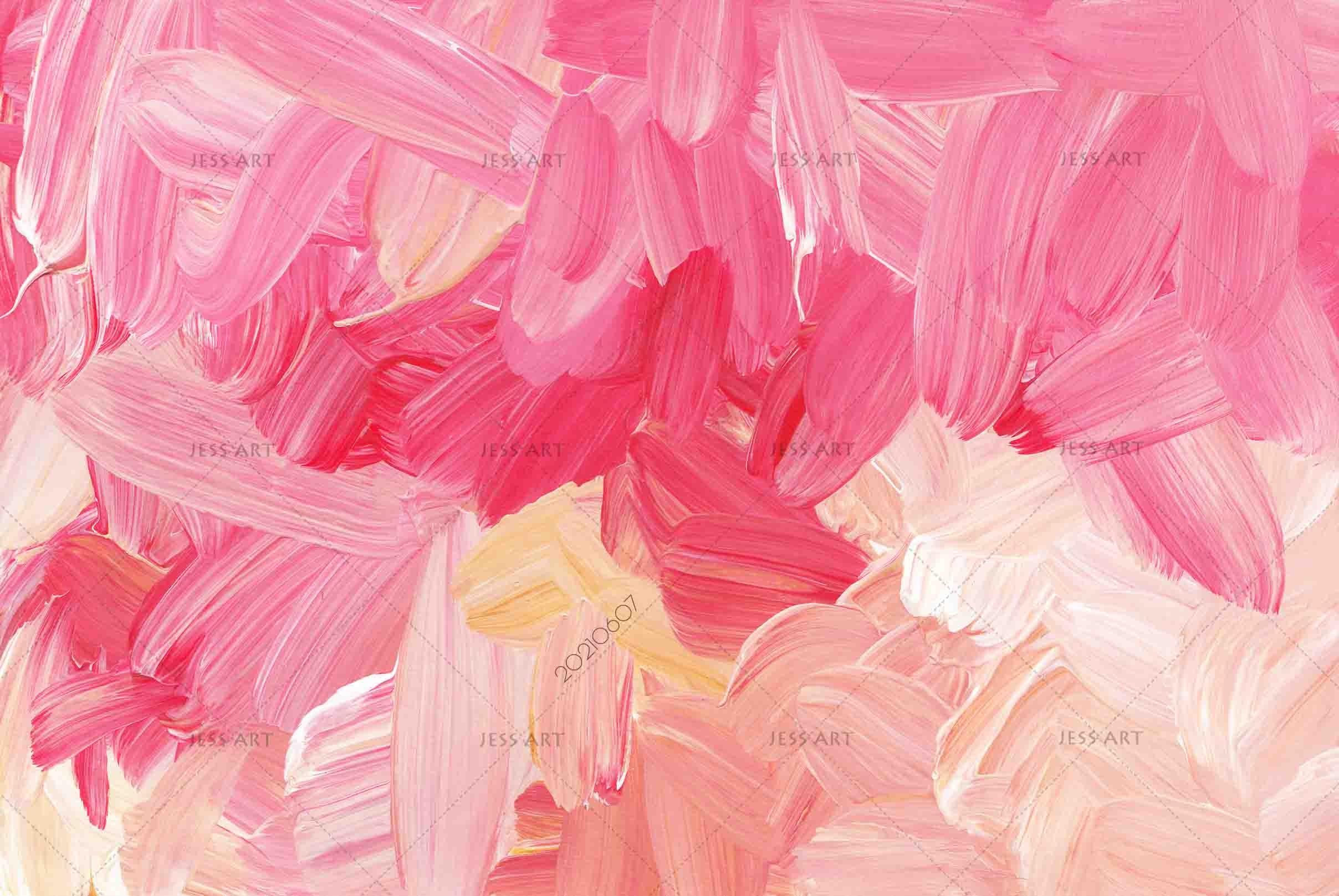 3D Abstract  Pastel Brush White Pink Wall Mural Wallpaper SWW607- Jess Art Decoration