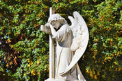 3D Angel Sculpture Wall Mural Wallpaper LQH 138- Jess Art Decoration