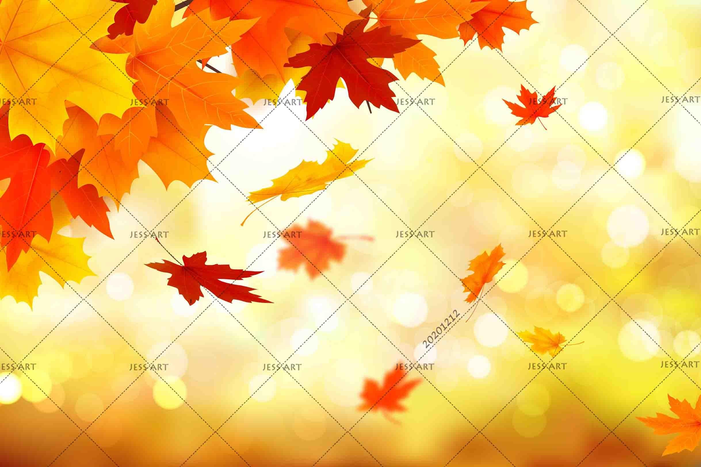 3D Embossed Autumn Maple Leaves Plant Background Wall Mural Wallpaper LXL- Jess Art Decoration