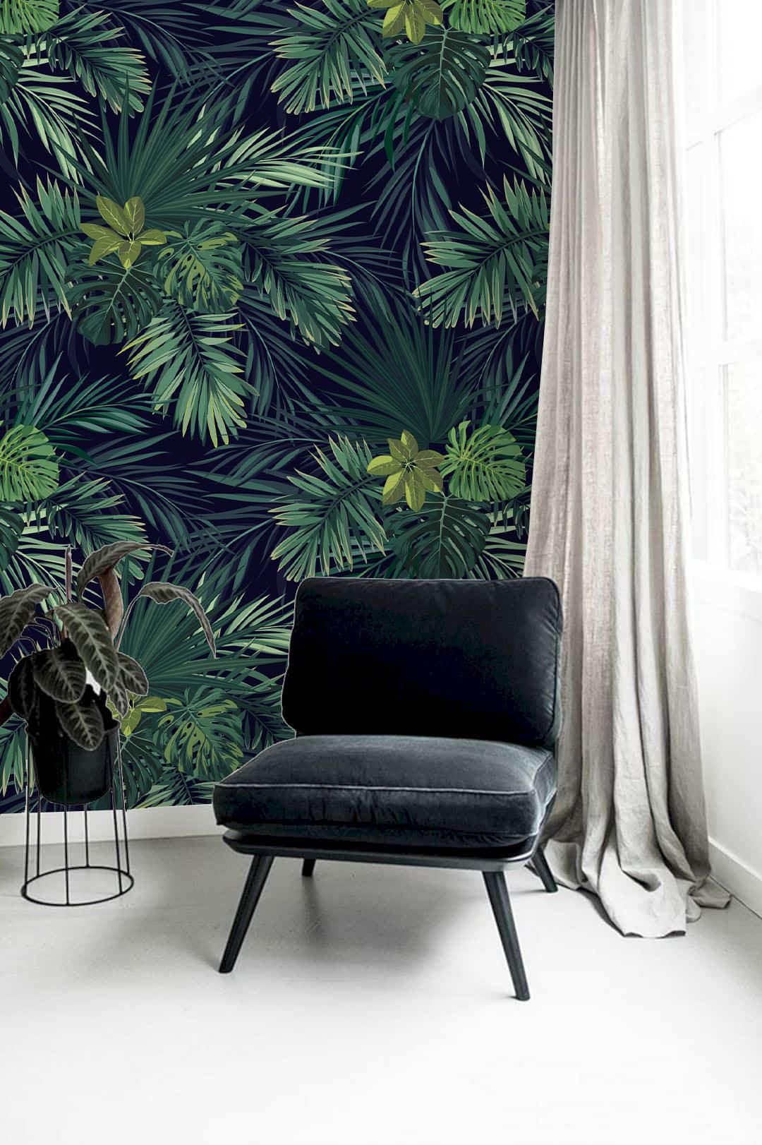 3D Green Leaves Wall Mural Wallpaper 134- Jess Art Decoration