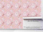 3D Cartoon Pink Baby Clothing Bottle Wall Mural Wallpaper LQH 7- Jess Art Decoration