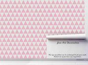 3D Pink Geometric Triangle Wall Mural Wallpaper LQH 34- Jess Art Decoration