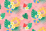 3D Summer Flowers Leaves Wall Mural Wallpaper WJ 9769- Jess Art Decoration