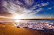 3D Tropical Sky Beach Sunshine Landscape Wall Mural Wallpaper LQH 261- Jess Art Decoration