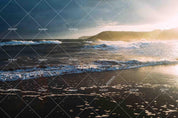 3D Sky Sea Spray Mountain Wall Mural Wallpaper LQH 16- Jess Art Decoration
