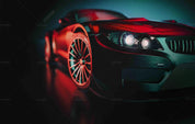 3D Red Sports Car Wall Mural Wallpaper LQH 6- Jess Art Decoration