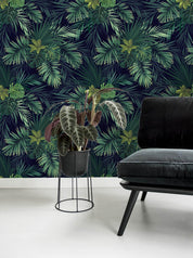 3D Green Leaves Wall Mural Wallpaper 134- Jess Art Decoration