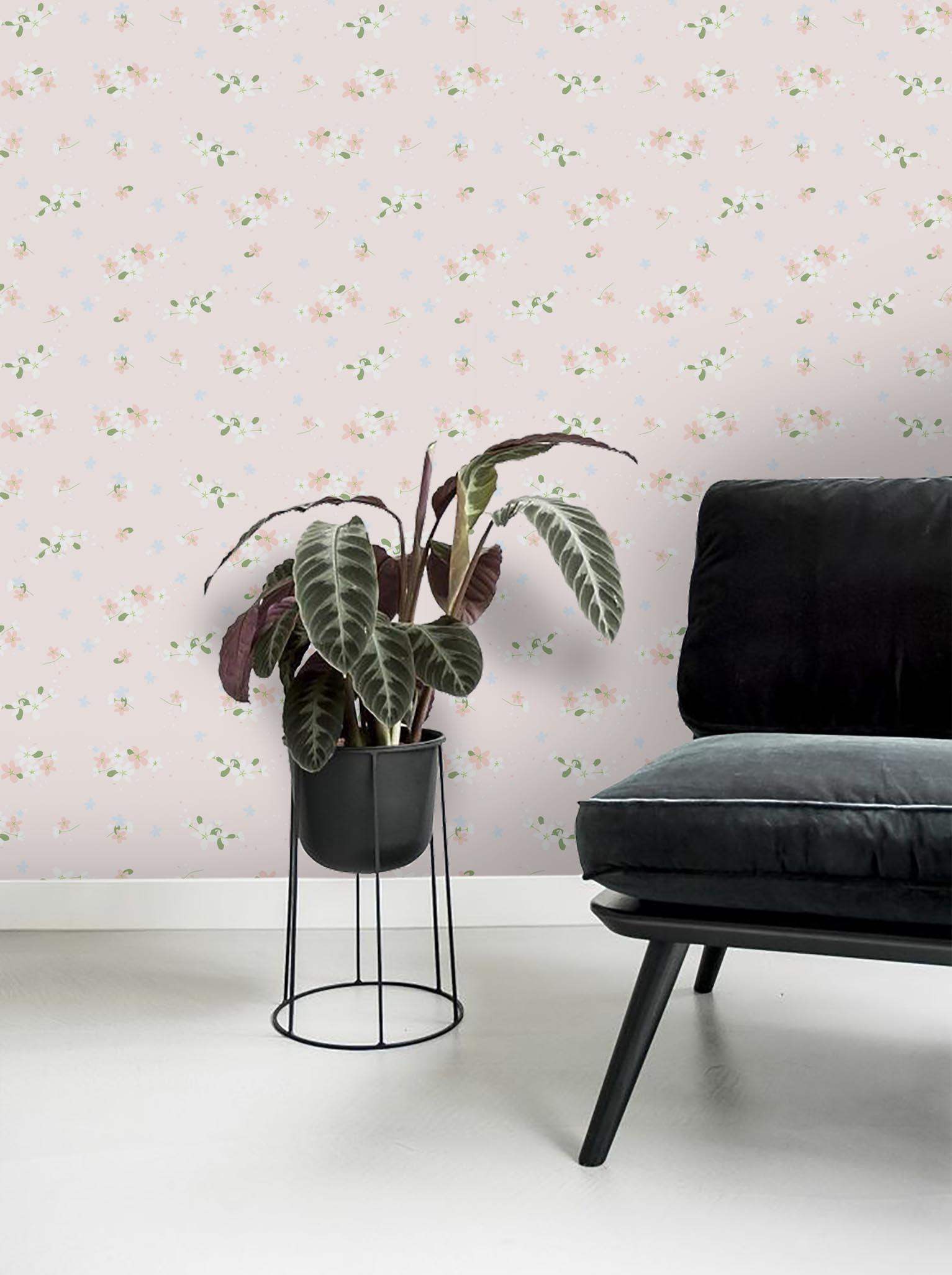 3D Pink Flowers Wall Mural Wallpaper 142- Jess Art Decoration