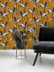 3D Yellow Coconut Tree Wall Mural Wallpaper 5- Jess Art Decoration