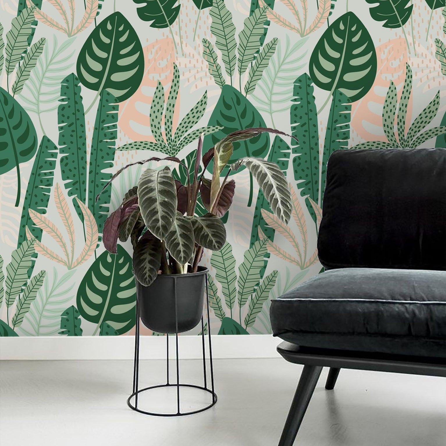 3D Green Leaves Wall Mural Wallpaper 30- Jess Art Decoration