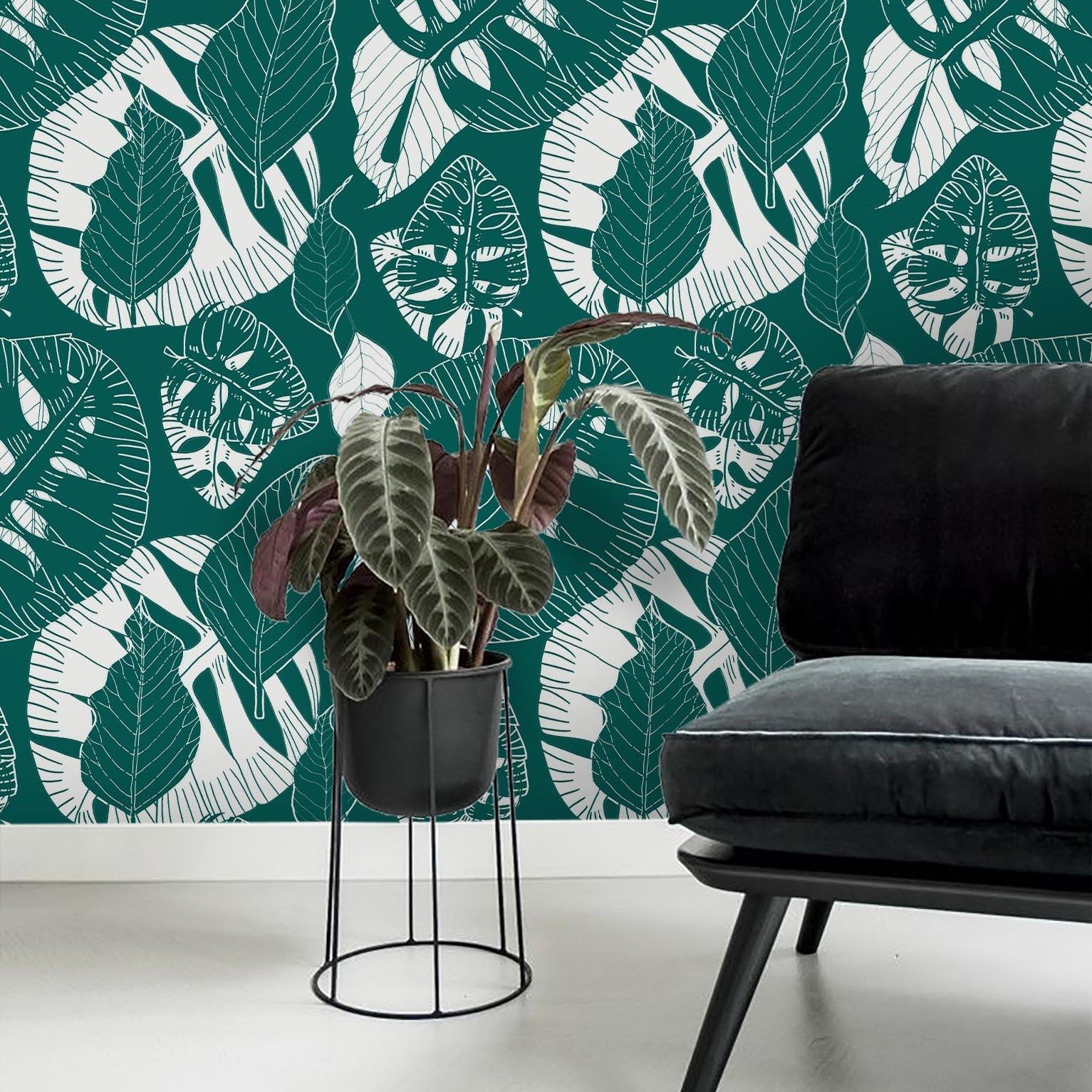 3D Green Leaves Wall Mural Wallpaper 107- Jess Art Decoration