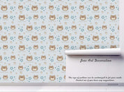 3D Cartoon Cute Animal Bear Star Pattern Wall Mural Wallpaper WJ 5012- Jess Art Decoration