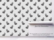 3D Cartoon Hand Drawn Rock Cat Bone Animal Pattern Wall Mural Wallpaper LXL- Jess Art Decoration