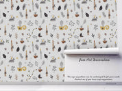 3D Hand Drawn Leaf Floral Wall Mural Wallpaper LQH 108- Jess Art Decoration
