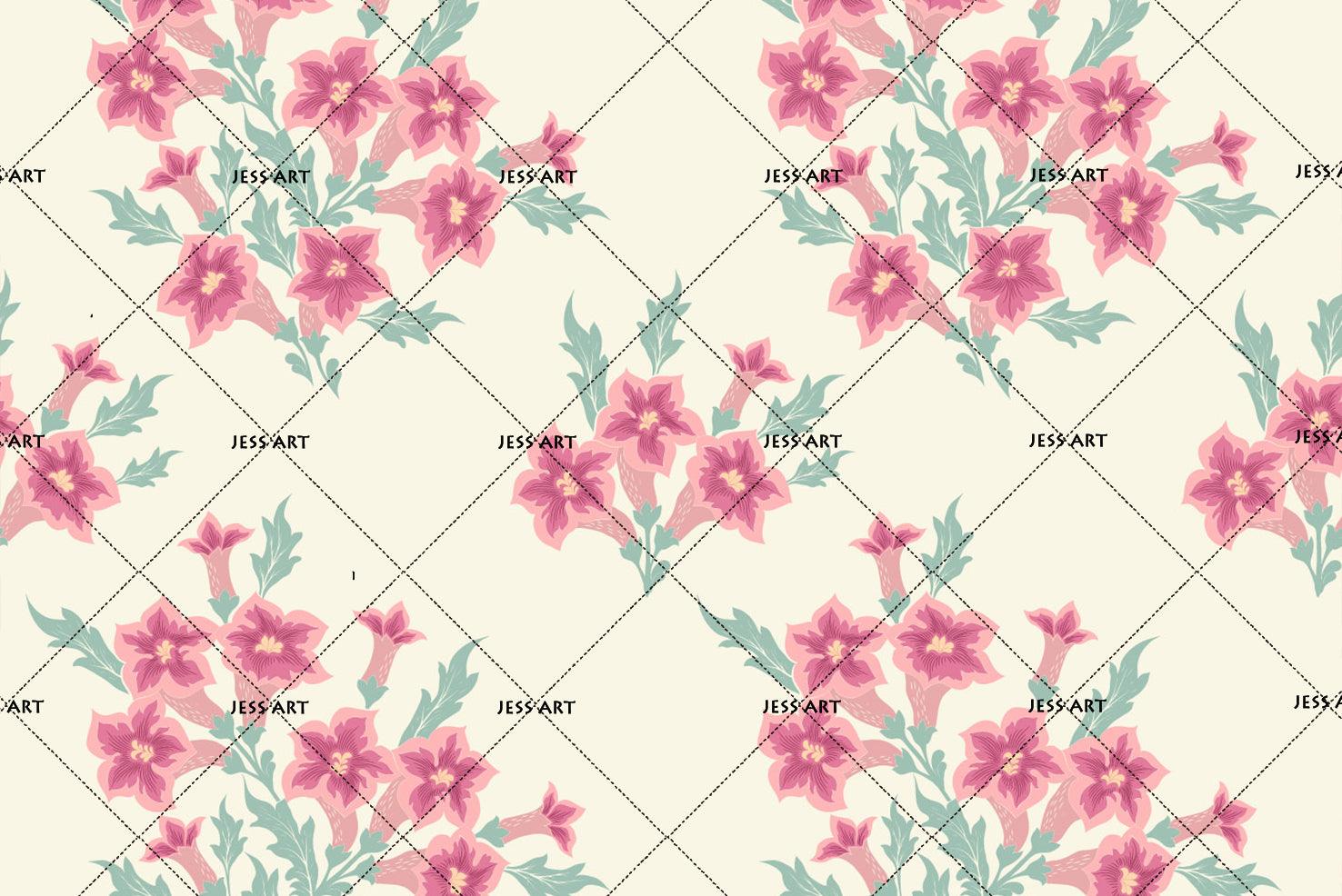 3D Pink Flowers Wall Mural Wallpaper 64- Jess Art Decoration