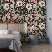 3D White Flowers Leaves Wall Mural Wallpaper 180- Jess Art Decoration