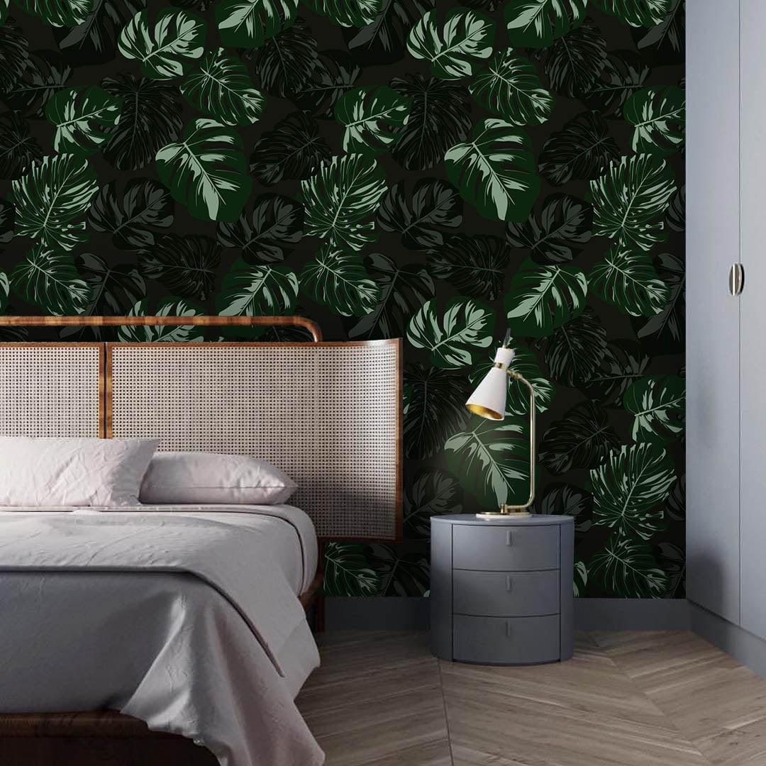 3D Green Leaves Wall Mural Wallpaper 28- Jess Art Decoration