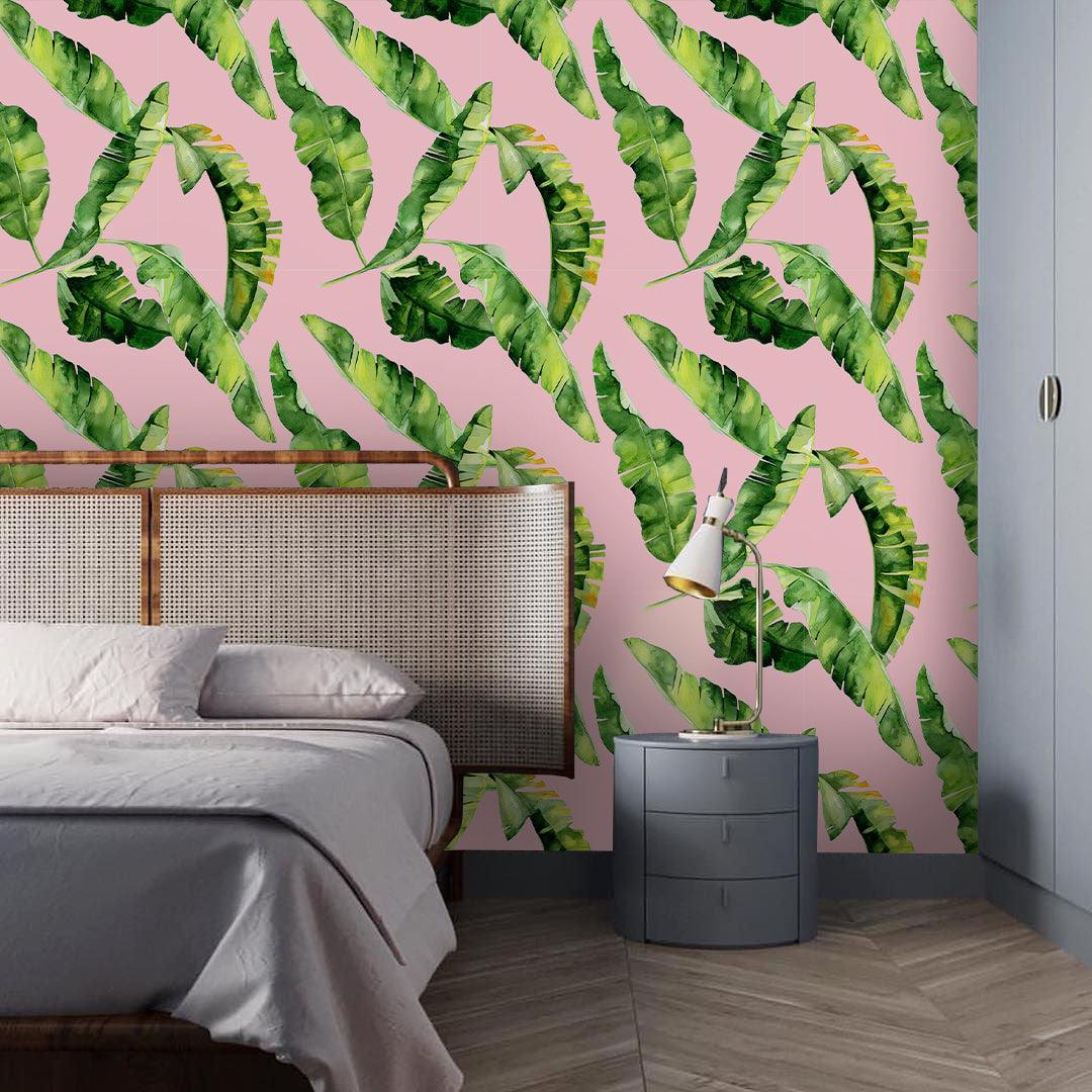 3D Green Leaves Wall Mural Wallpaper 137- Jess Art Decoration