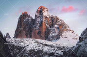 3D Snow Mountain Landscape Wall Mural Wallpaper LQH 195- Jess Art Decoration