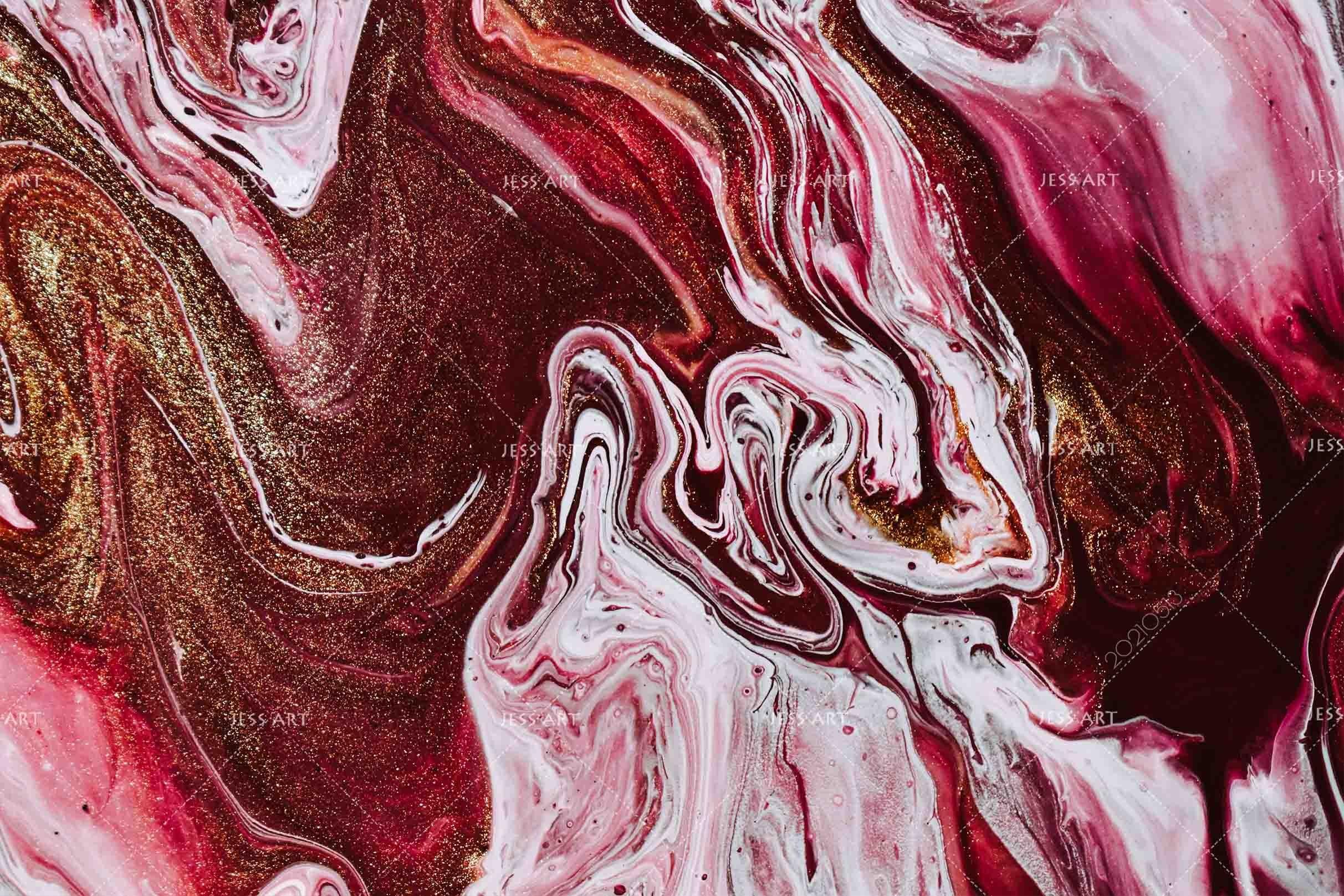 3D Pink Marble Swirl pink marble swirl texture wall mural wallpaper for dining room - view 5